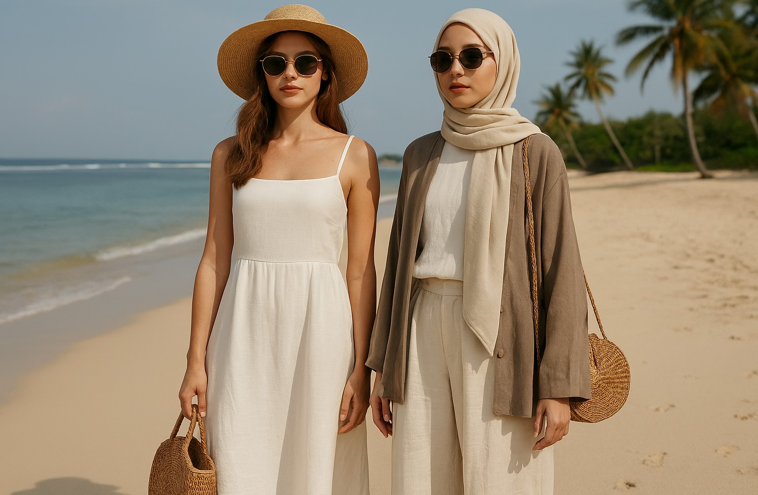 7 Inspirasi Outfit Pantai yang Minimalis tapi Tetap Fashionable!